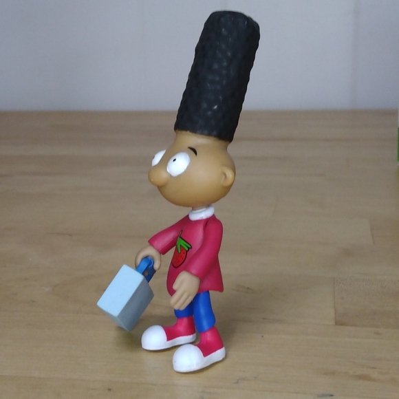 Nickelodeon Hey Arnold Gerald Action Figure Strawberry Shirt Hot Topic Exclusive - Picture 6 of 7